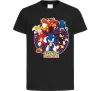 Дитяча футболка Sonic team Чорний фото