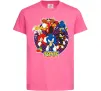 Дитяча футболка Sonic team Яскраво-рожевий фото
