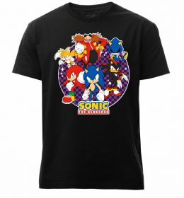 Чоловіча преміум футболка Sonic team