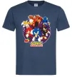 Чоловіча футболка Sonic team Темно-синій Чоловіча футболка Sonic team Темно-синій фото