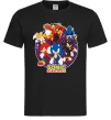 Чоловіча футболка Sonic team Чорний Чоловіча футболка Sonic team Чорний фото