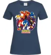 Жіноча футболка Sonic team Темно-синій фото