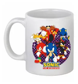 Чашка керамічна Sonic team Білий фото