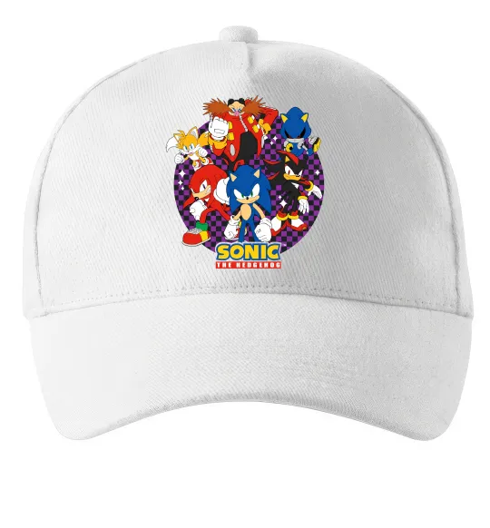 Кепка Sonic team Білий фото