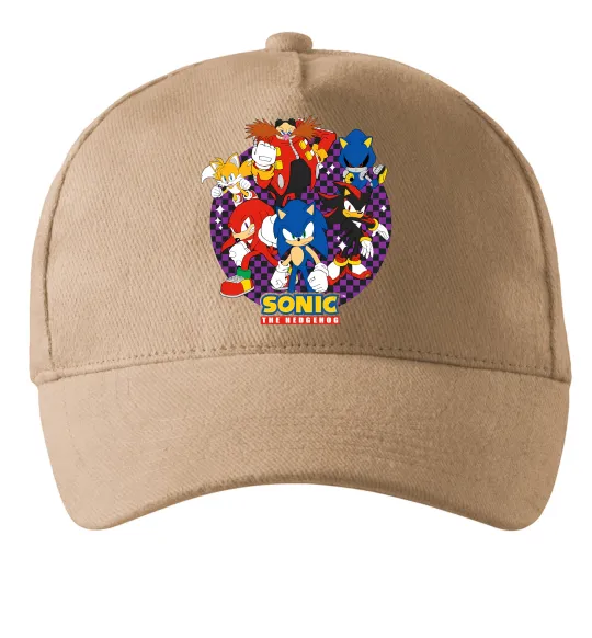 Кепка Sonic team Пісочний фото