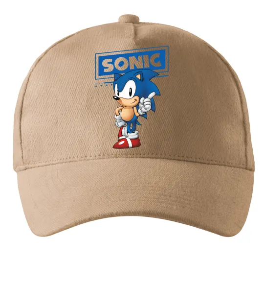 Кепка Їжак Сонік Пісочний фото