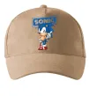 Кепка Їжак Сонік Пісочний фото