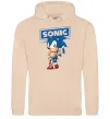 Чоловіча толстовка (худі) Їжак Сонік Пісочний фото