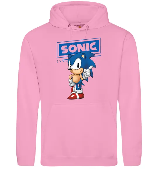 Жіноча толстовка (худі) Їжак Сонік Рожевий фото