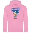 Жіноча толстовка (худі) Їжак Сонік Рожевий фото
