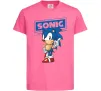 Дитяча футболка Їжак Сонік Яскраво-рожевий фото
