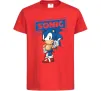 Дитяча футболка Їжак Сонік Червоний фото
