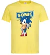Чоловіча футболка Їжак Сонік Лимонний Чоловіча футболка Їжак Сонік Лимонний фото