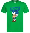 Чоловіча футболка Їжак Сонік Зелений Чоловіча футболка Їжак Сонік Зелений фото