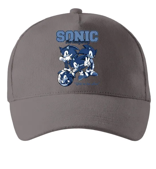 Кепка Sonic too slow Серый фото