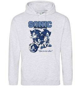 Мужская толстовка (худи) Sonic too slow Мужская толстовка (худи) Sonic too slow