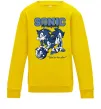 Дитячий світшот Sonic too slow Сонячно жовтий фото