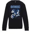 Дитячий світшот Sonic too slow Чорний фото
