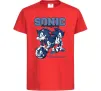 Дитяча футболка Sonic too slow Червоний фото