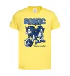 Дитяча футболка Sonic too slow Лимонний фото