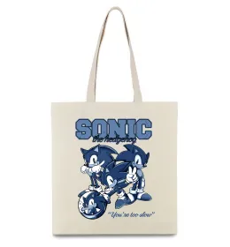 Еко-сумка Sonic too slow Бежевий фото