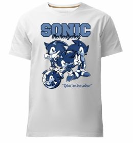 Чоловіча преміум футболка Sonic too slow