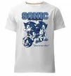 Чоловіча преміум футболка Sonic too slow Білий фото