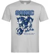 Чоловіча футболка Sonic too slow Сірий фото