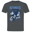 Чоловіча футболка Sonic too slow Графіт фото