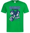 Чоловіча футболка Sonic too slow Зелений фото