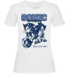 Жіноча футболка Sonic too slow Білий фото