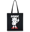 Еко-сумка Hedgehog Sonic Чорний фото