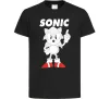Дитяча футболка Hedgehog Sonic Чорний фото