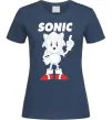 Жіноча футболка Hedgehog Sonic Темно-синій фото