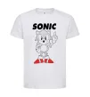 Дитяча футболка Hedgehog Sonic Білий Дитяча футболка Hedgehog Sonic Білий фото