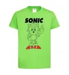 Дитяча футболка Hedgehog Sonic Лаймовий Дитяча футболка Hedgehog Sonic Лаймовий фото