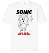 Футболка Оверсайз Hedgehog Sonic Білий фото