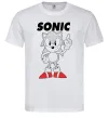 Чоловіча футболка Hedgehog Sonic Білий фото