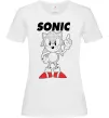 Жіноча футболка Hedgehog Sonic Білий фото