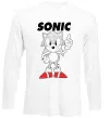 Лонгслів Hedgehog Sonic Білий фото