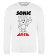 Світшот Hedgehog Sonic Білий фото