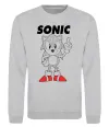 Світшот Hedgehog Sonic Сірий меланж фото