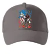 Кепка Sonic and shadow Сірий фото
