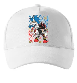 Кепка Sonic and shadow Білий фото