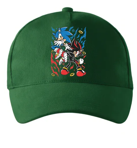 Кепка Sonic and shadow Темно-зелений фото