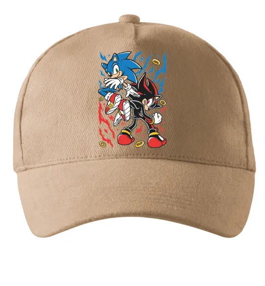 Кепка Sonic and shadow Пісочний фото