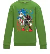 Дитячий світшот Sonic and shadow Лаймовий фото
