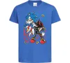 Дитяча футболка Sonic and shadow Яскраво-синій фото