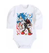 Детский боди Sonic and shadow Белый Детский боди Sonic and shadow Белый фото