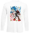 Лонгслів Sonic and shadow Білий фото